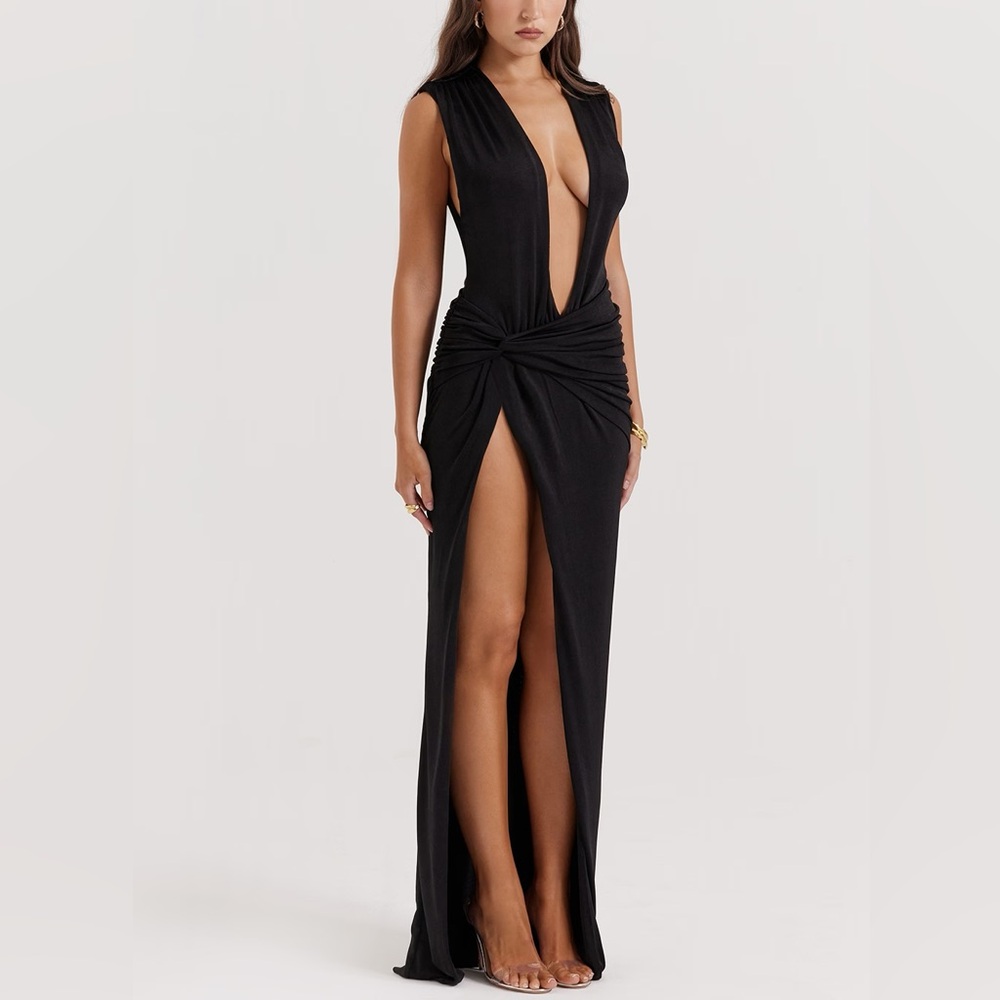 House of CB Larelle plunge dress - Picture 6 of 6